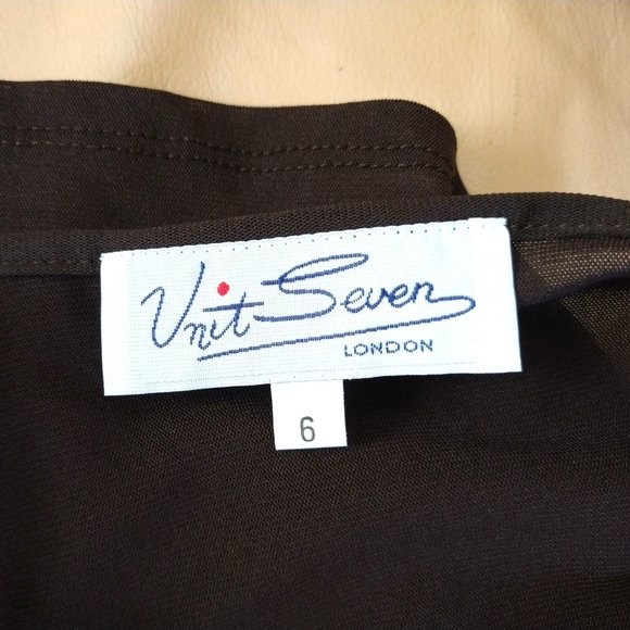 Brown Sheer Ruffle Top - Picture 12 of 13